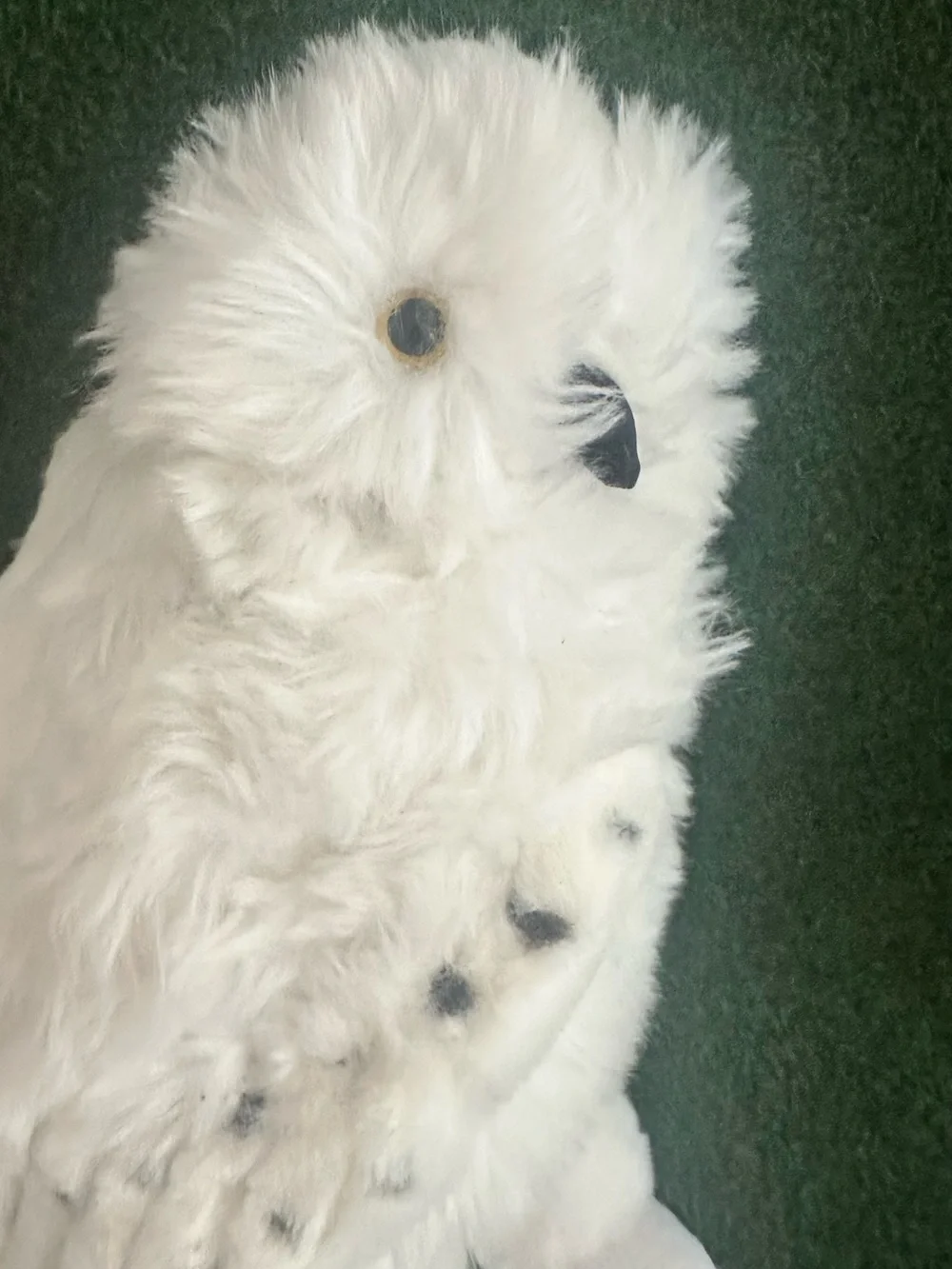 Warner Bros. White Spotted Plush Owl (Harry Potter Tag)